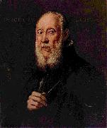 Jacopo Tintoretto Portrat des Bildhauers Jacopo Sansovino Spain oil painting artist